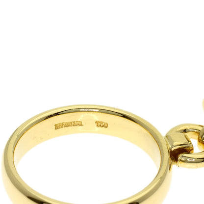 TIFFANY&Co. Door Knock Pearl Pearl Ring K18 Yellow Gold Ladies [Used]