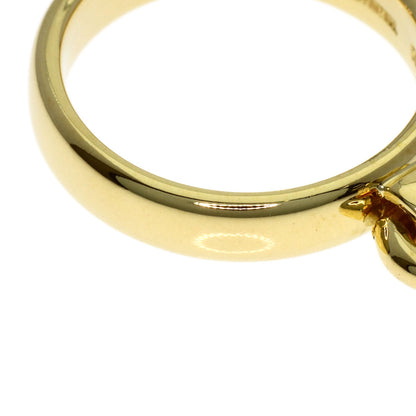 TIFFANY&Co. Door Knock Pearl Pearl Ring K18 Yellow Gold Ladies [Used]