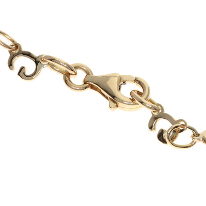 GUCCI G logo Bracelet K18 Yellow Gold Ladies [Used]