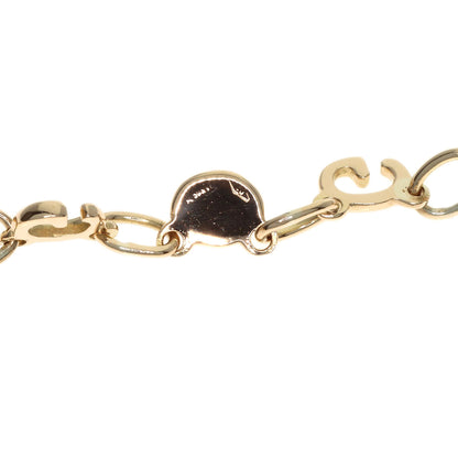 GUCCI G logo Bracelet K18 Yellow Gold Ladies [Used]