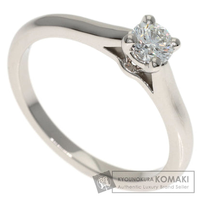 CARTIER Solitaire Diamond E-VVS2-EX #49 Ring Platinum PT950 Ladies [Used]