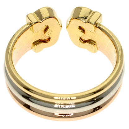 CARTIER 2C SM Diamond #48 Ring K18 Yellow Gold K18 White GoldLadies [Used]