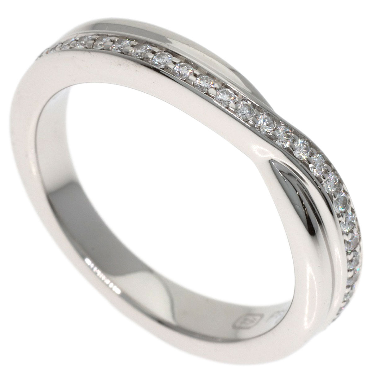 HARRY WINSTON Trist One Row Diamond Ring Platinum PT950 Ladies [Used]