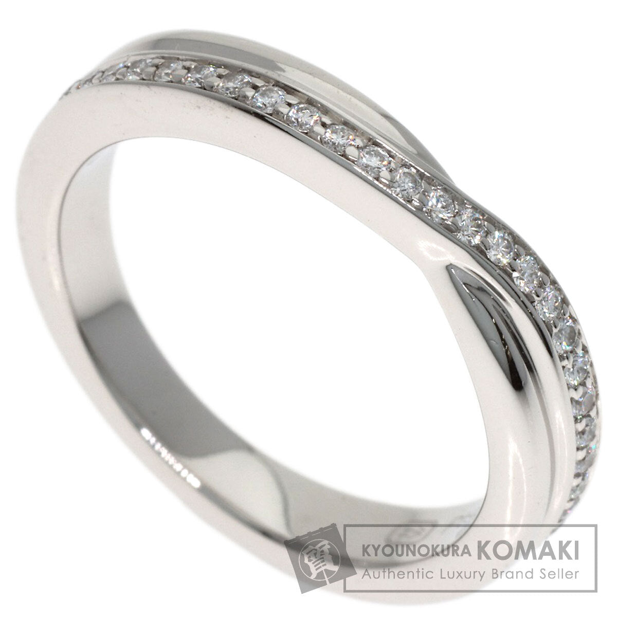 HARRY WINSTON Trist One Row Diamond Ring Platinum PT950 Ladies [Used]