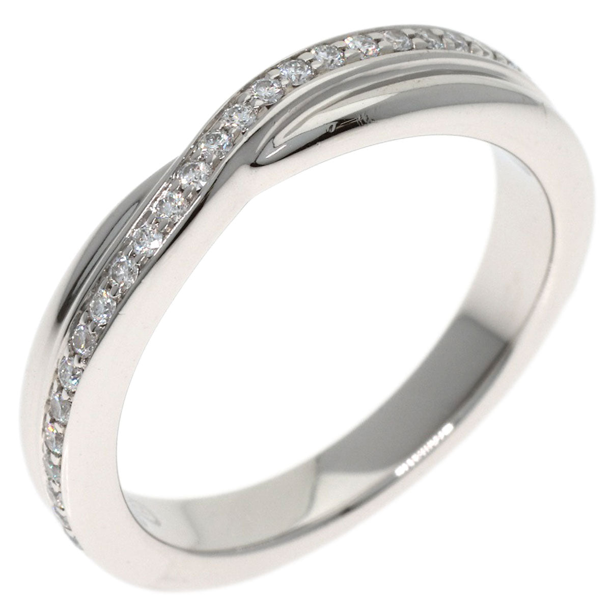 HARRY WINSTON Trist One Row Diamond Ring Platinum PT950 Ladies [Used]