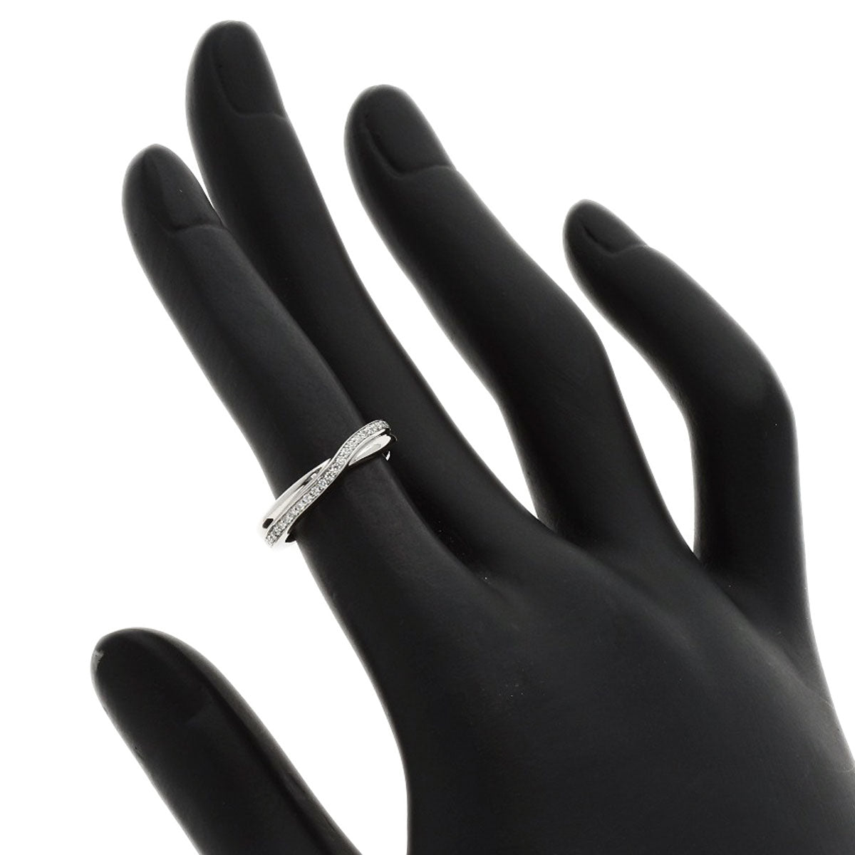 HARRY WINSTON Trist One Row Diamond Ring Platinum PT950 Ladies [Used]