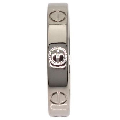 CARTIER Mini love ring # 52 Ring K18 White Gold Ladies [Used]