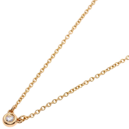 TIFFANY&Co. By The Yard Diamond Necklace K18 Pink Gold Ladies [Used]