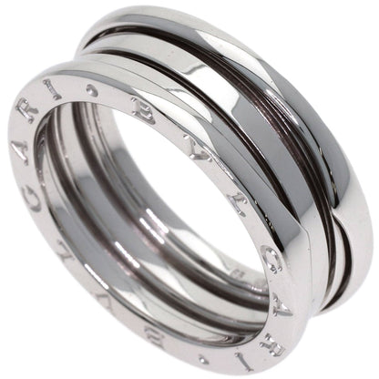 BVLGARI B.zero1 3 Bands #65 Ring K18 White Gold Ladies [Used]