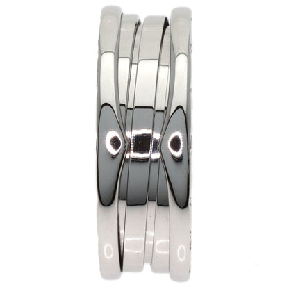 BVLGARI B.zero1 3 Bands #65 Ring K18 White Gold Ladies [Used]