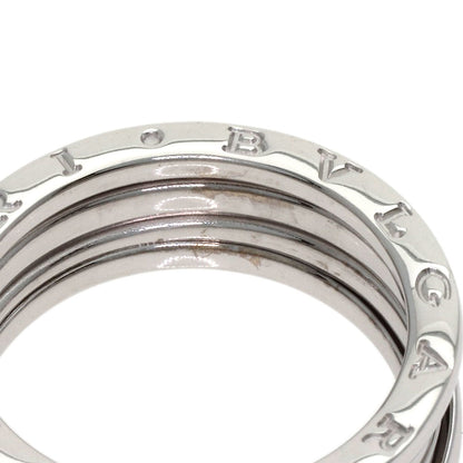 BVLGARI B.zero1 3 Bands #65 Ring K18 White Gold Ladies [Used]