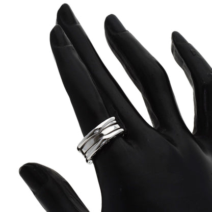 BVLGARI B.zero1 2 band #54 Ring K18 White Gold Ladies [Used]