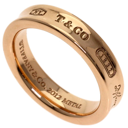 TIFFANY&Co. 1837 Narrow Metal Ring rubet metal Ladies [Used]