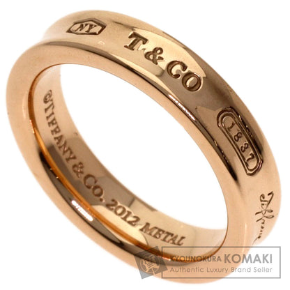TIFFANY&Co. 1837 Narrow Metal Ring rubet metal Ladies [Used]