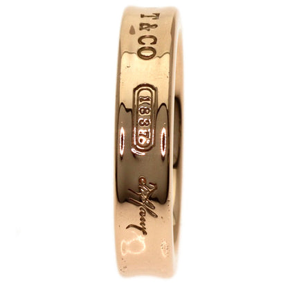 TIFFANY&Co. 1837 Narrow Metal Ring rubet metal Ladies [Used]