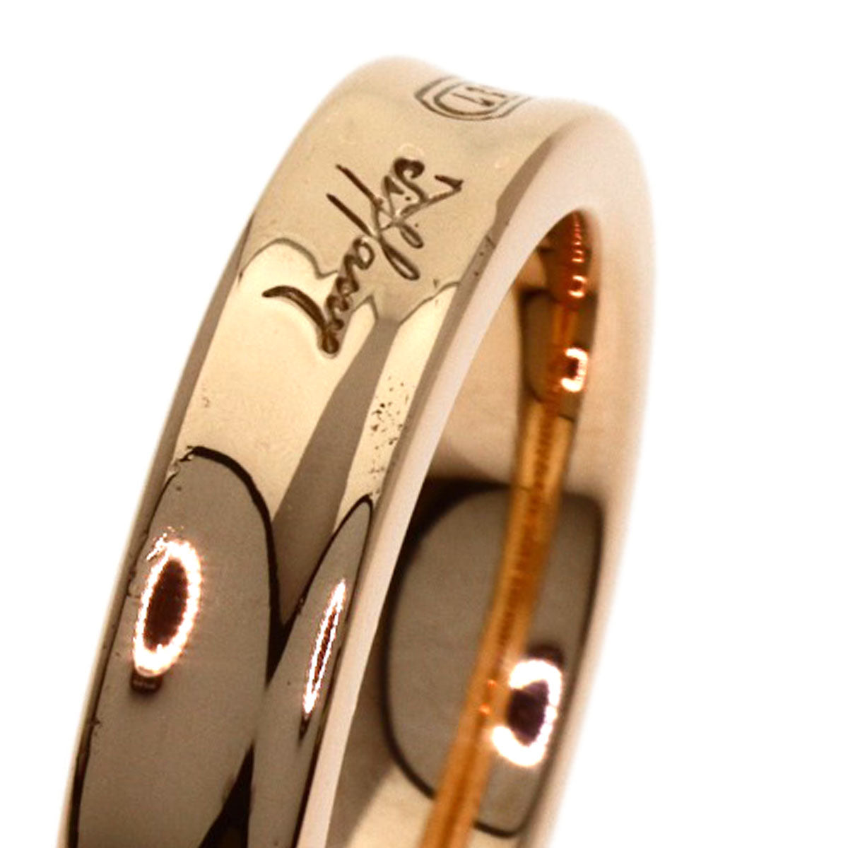 TIFFANY&Co. 1837 Narrow Metal Ring rubet metal Ladies [Used]