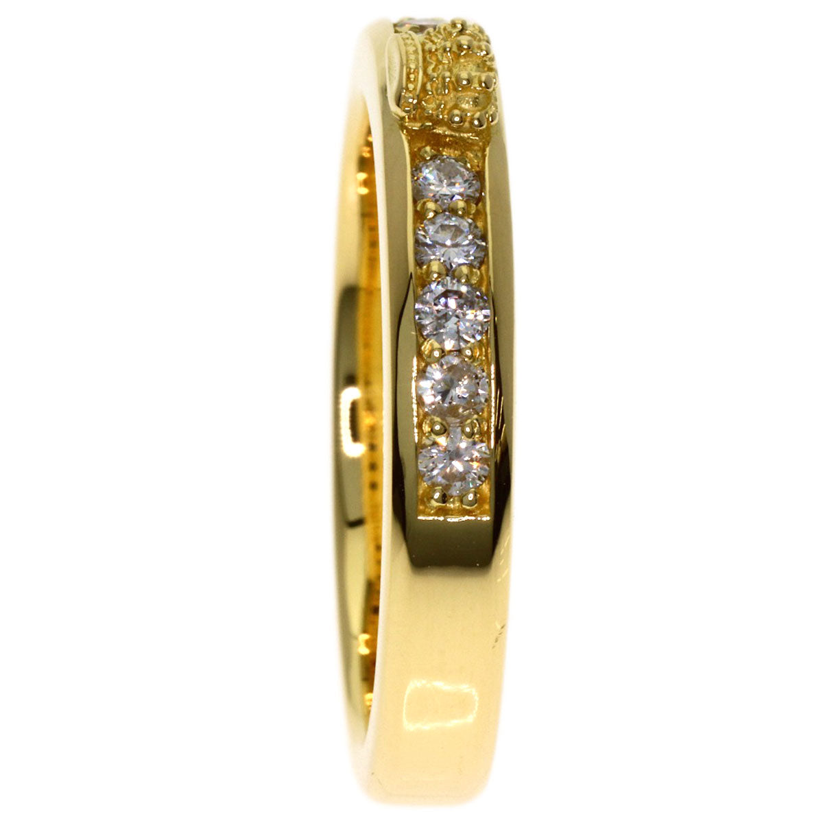 Justin Davis Diamond Ring K18 Yellow Gold Ladies [Used]