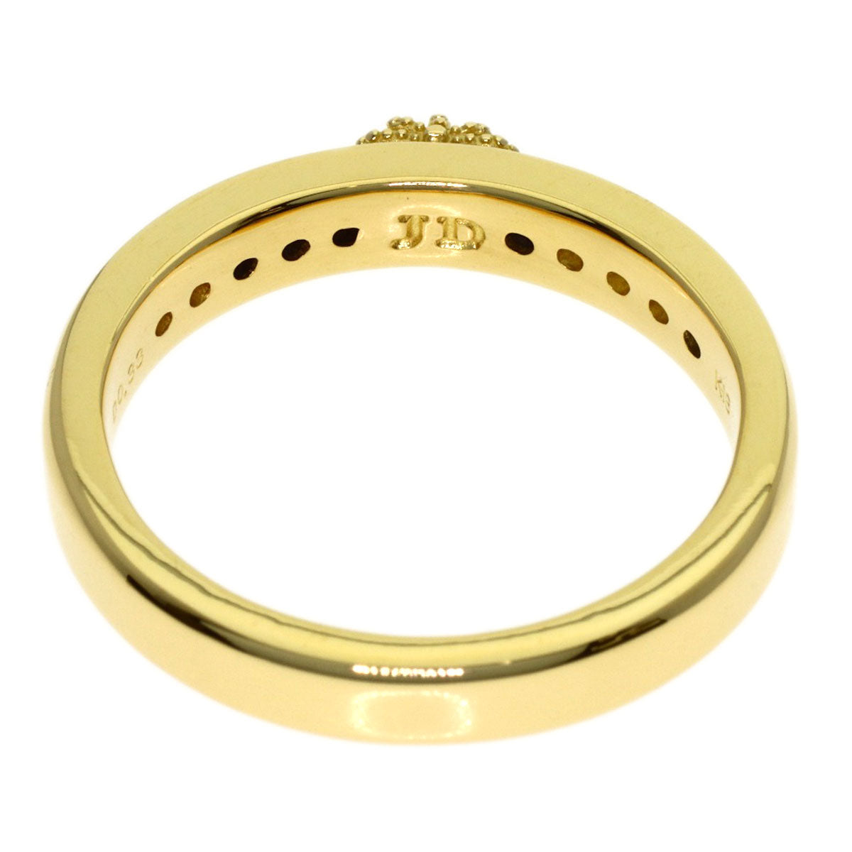 Justin Davis Diamond Ring K18 Yellow Gold Ladies [Used]