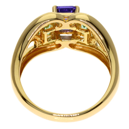 TASAKI Multi stone Ring K18 Yellow Gold Ladies [Used]