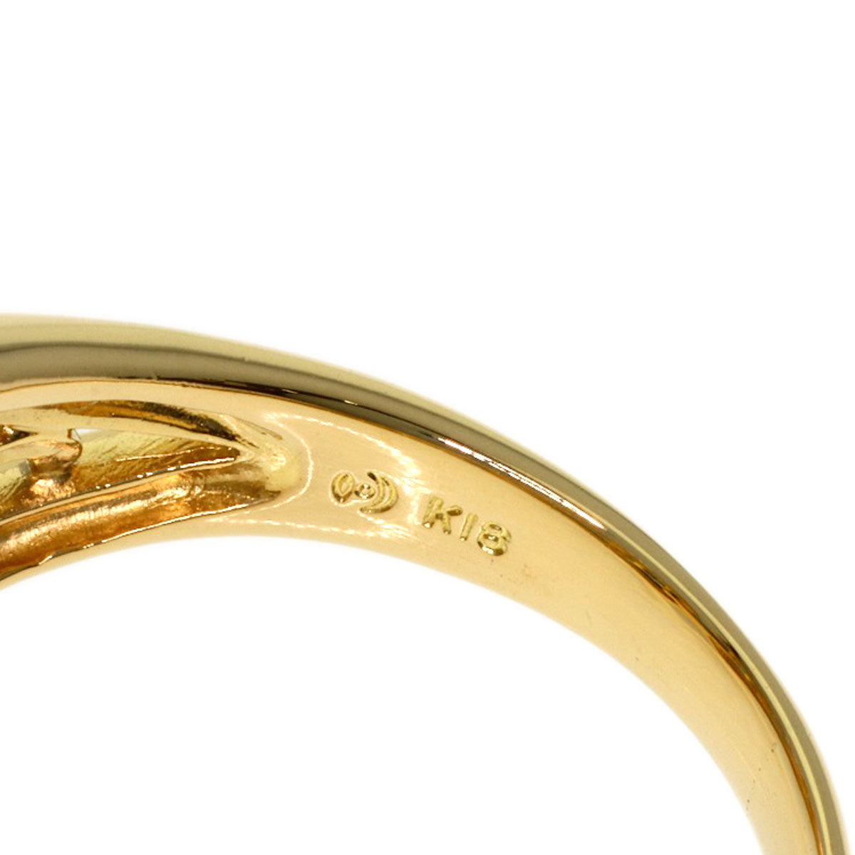TASAKI Multi stone Ring K18 Yellow Gold Ladies [Used]