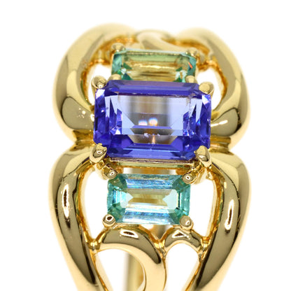 TASAKI Multi stone Ring K18 Yellow Gold Ladies [Used]