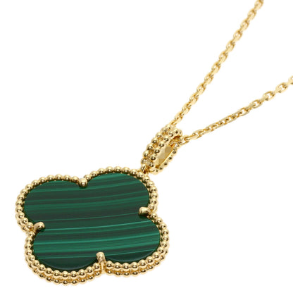 Van Cleef & Arpels Magic Alhambra Malachite Necklace K18 Yellow Gold Ladies [Used]