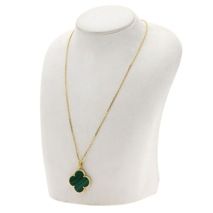 Van Cleef & Arpels Magic Alhambra Malachite Necklace K18 Yellow Gold Ladies [Used]