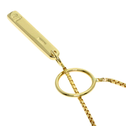 GUCCI lariat Necklace K18 Yellow Gold Ladies [Used]