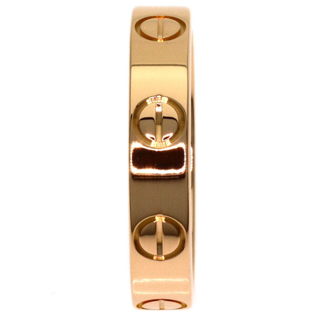 CARTIER Mini love ring #46 Ring K18 Pink Gold Ladies [Used]