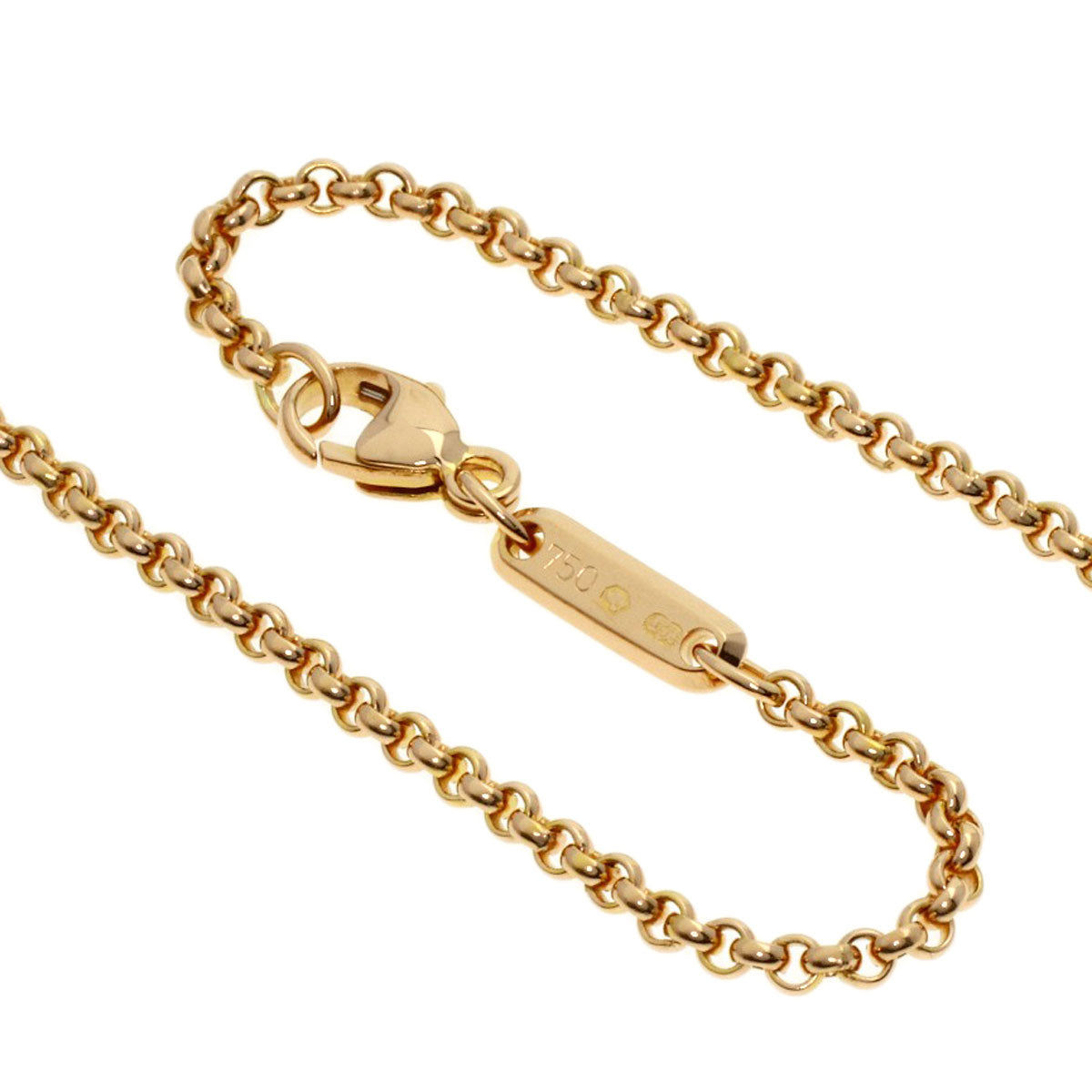 Chopard Pierrot Diamond Necklace K18 Pink Gold Ladies [Used]