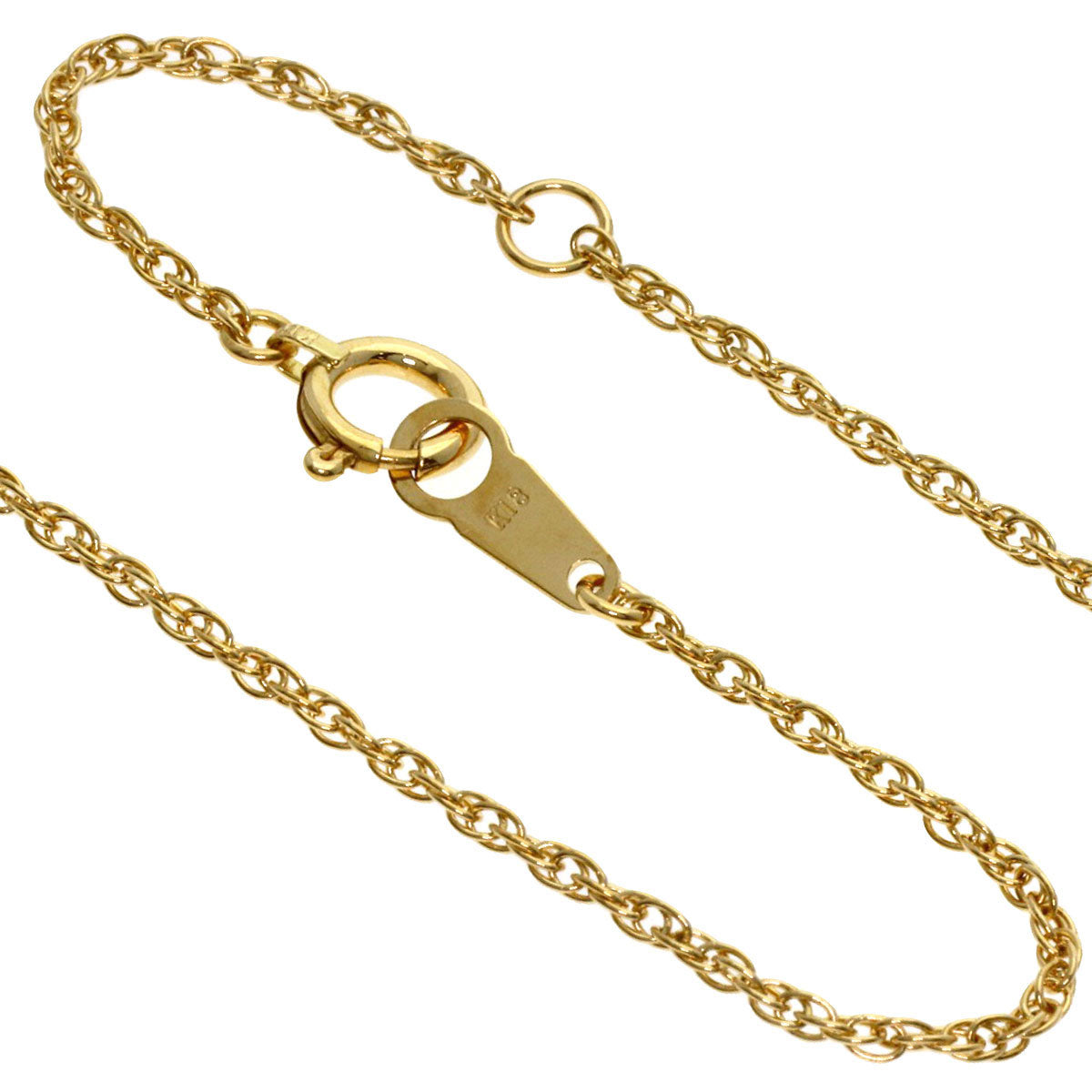 TASAKI Pearl Pearl 1P Diamond Necklace K18 Yellow Gold Ladies [Used]