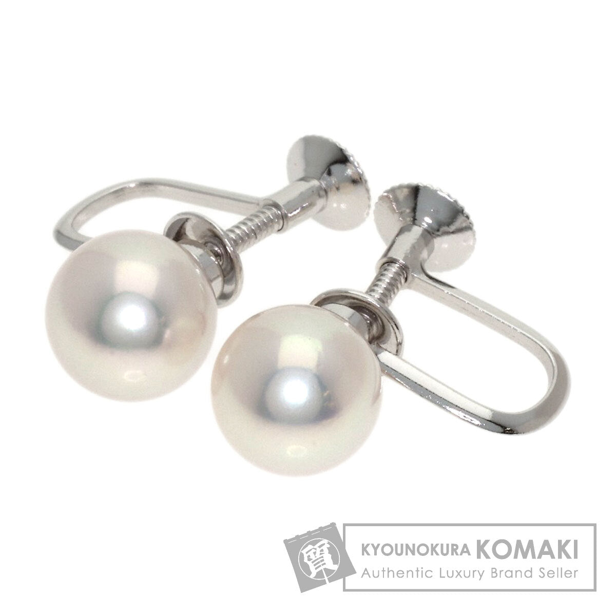 TASAKI Pearl Pearl Earring K14 White Gold Ladies [Used]