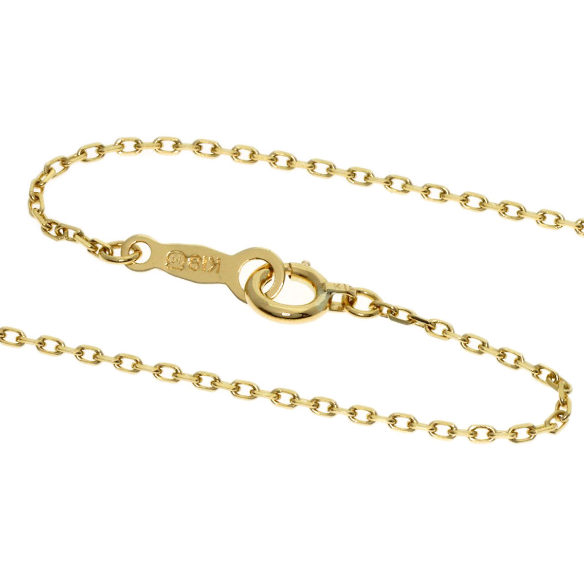 MIKIMOTO Pearl Pearl Diamond Necklace K18 Yellow Gold Ladies [Used]