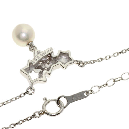 TASAKI Pearl Pearl Diamond Necklace Platinum PT900 PT850Ladies [Used]