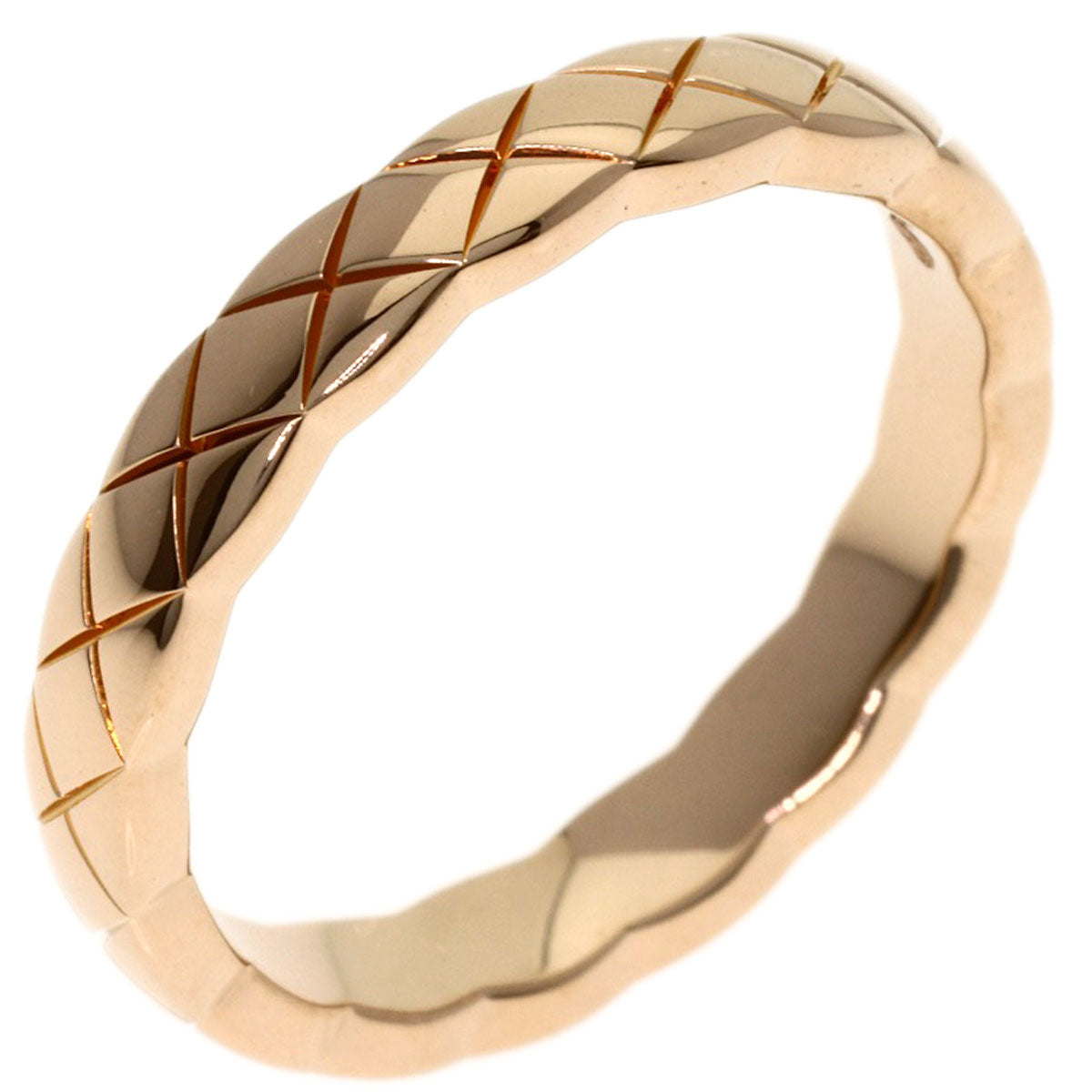 CHANEL Coco Crush Mini #50 Ring K18 Pink Gold Ladies [Used]
