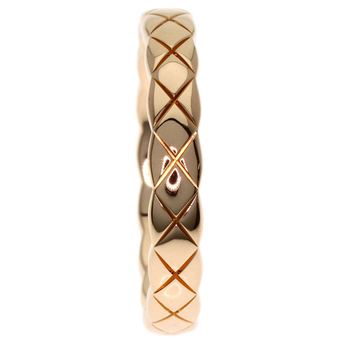 CHANEL Coco Crush Mini #50 Ring K18 Pink Gold Ladies [Used]