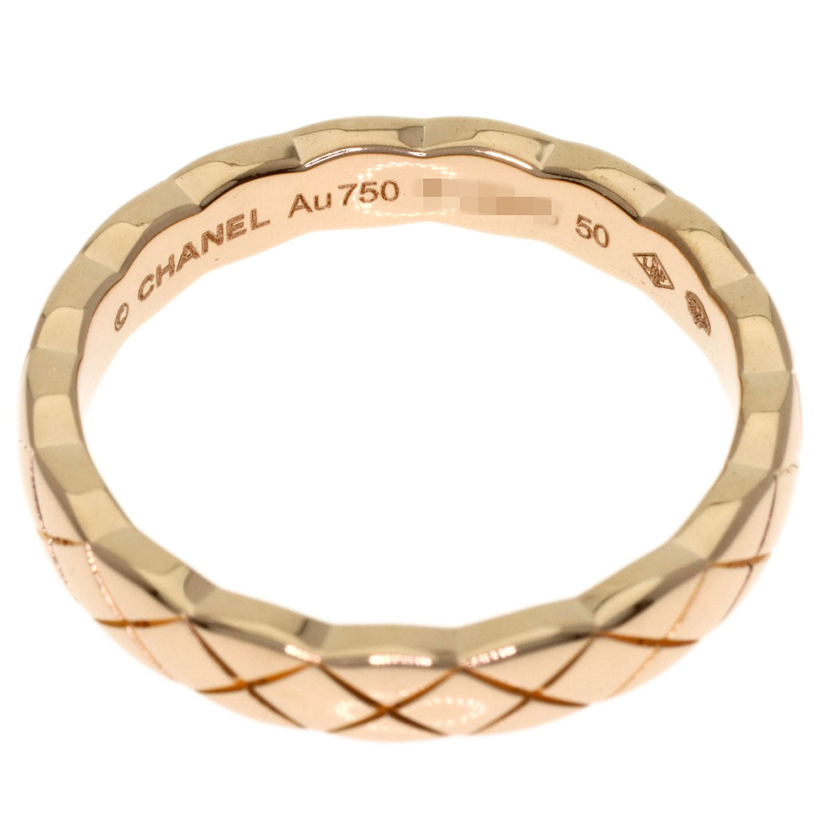 CHANEL Coco Crush Mini #50 Ring K18 Pink Gold Ladies [Used]