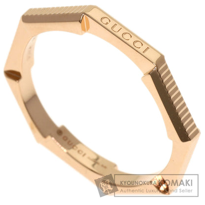 GUCCI Link to Love #15 Ring K18 Pink Gold Ladies [Used]
