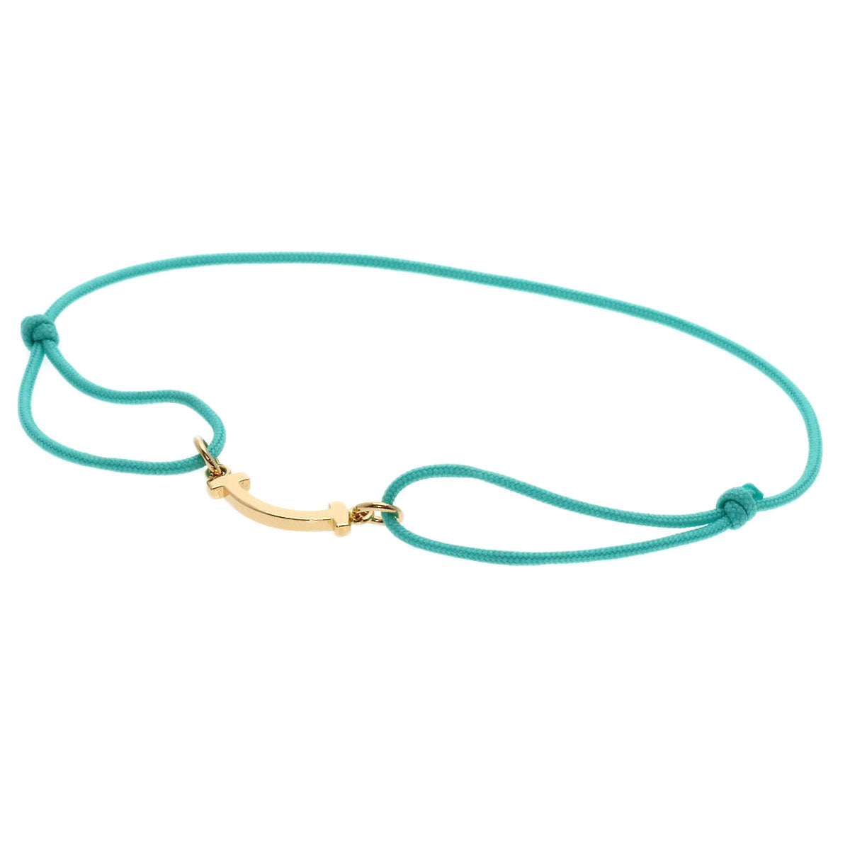 TIFFANY&Co. T-Smile Code Bracelet K18 Pink Gold Ladies [Used]