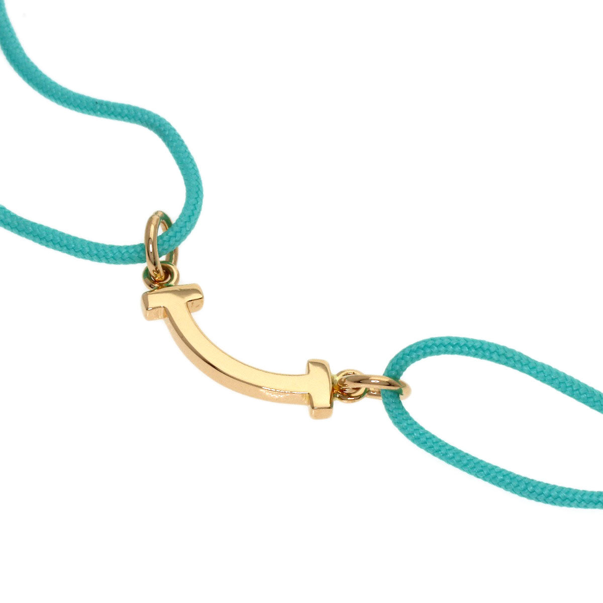 TIFFANY&Co. T-Smile Code Bracelet K18 Pink Gold Ladies [Used]