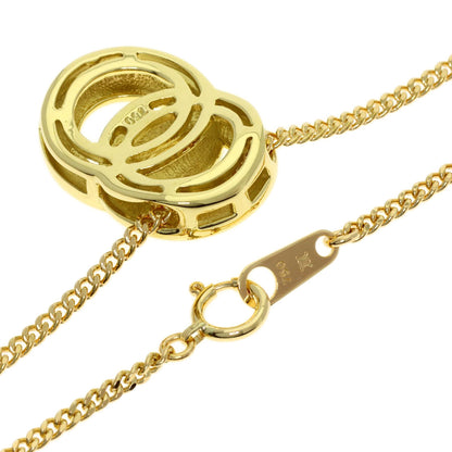 CELINE Double circle Necklace K18 Yellow Gold Ladies [Used]