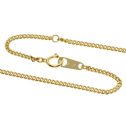 CELINE Double circle Necklace K18 Yellow Gold Ladies [Used]