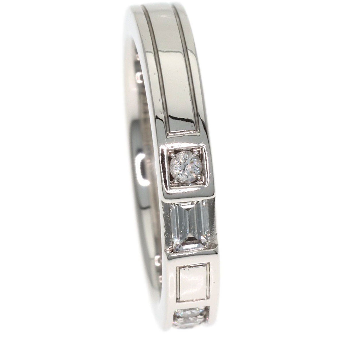 HARRY WINSTON Traffic Accent Diamond Ring Platinum PT950 Ladies [Used]