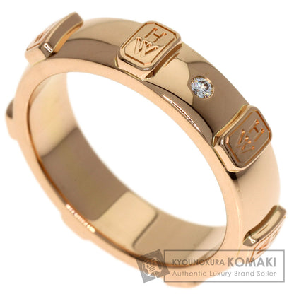 HARRY WINSTON HW Logo Diamond Ring K18 Pink Gold Ladies [Used]