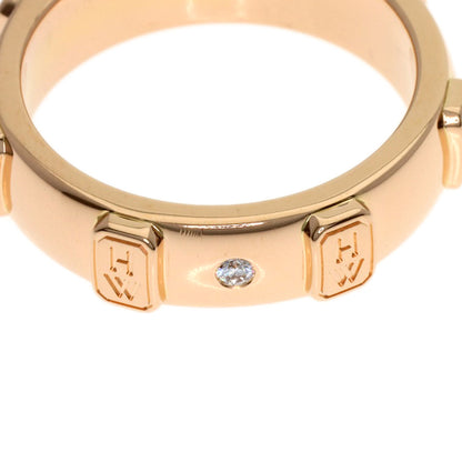 HARRY WINSTON HW Logo Diamond Ring K18 Pink Gold Ladies [Used]
