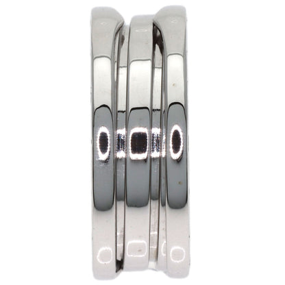 BVLGARI B.zero1 2 band #55 Ring K18 White Gold Ladies [Used]