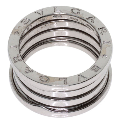 BVLGARI B.zero1 4 Band #53 Ring K18 White Gold Ladies [Used]