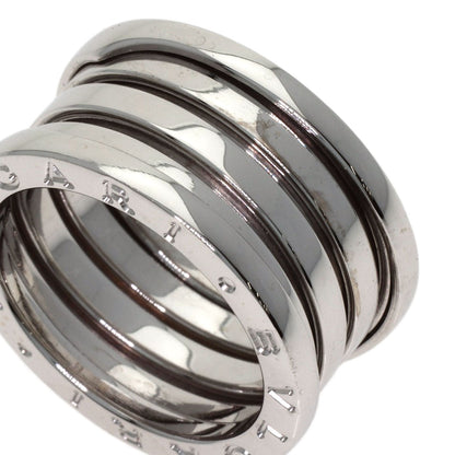 BVLGARI B.zero1 4 Band #53 Ring K18 White Gold Ladies [Used]