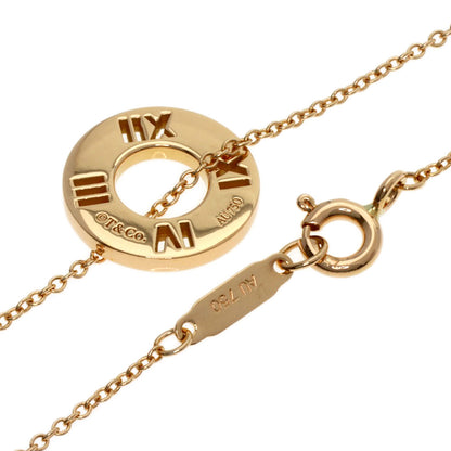 TIFFANY&Co. Atlas Diamond Necklace K18 Pink Gold Ladies [Used]