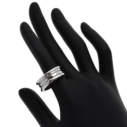 BVLGARI B.zero1 3 Band #62 Ring K18 White Gold Ladies [Used]